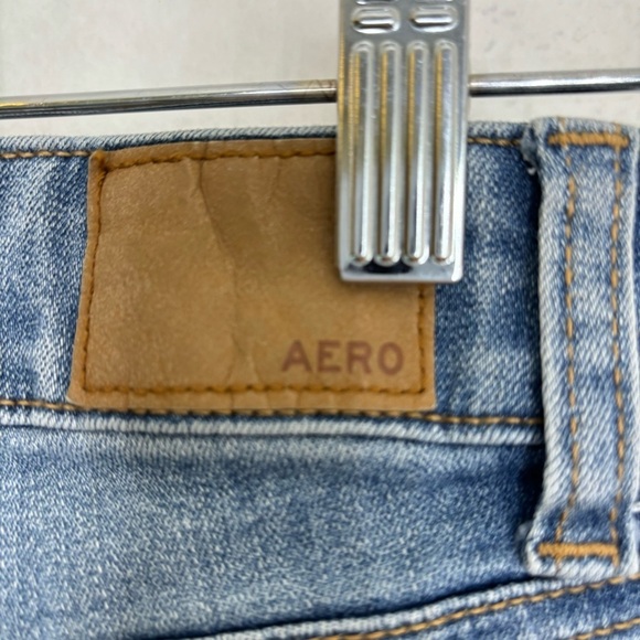 Aero jeans shorts size 9 distressed stretch - Picture 3 of 7